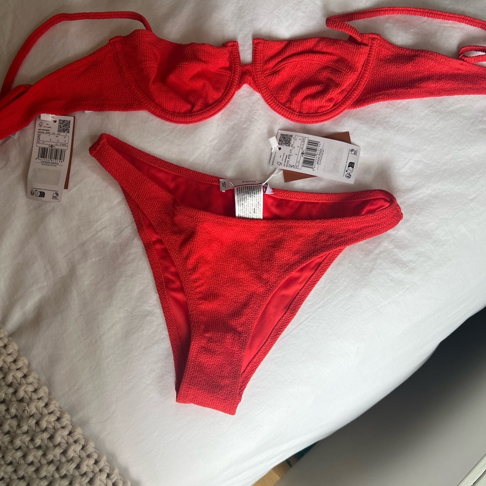Red bikini from mango